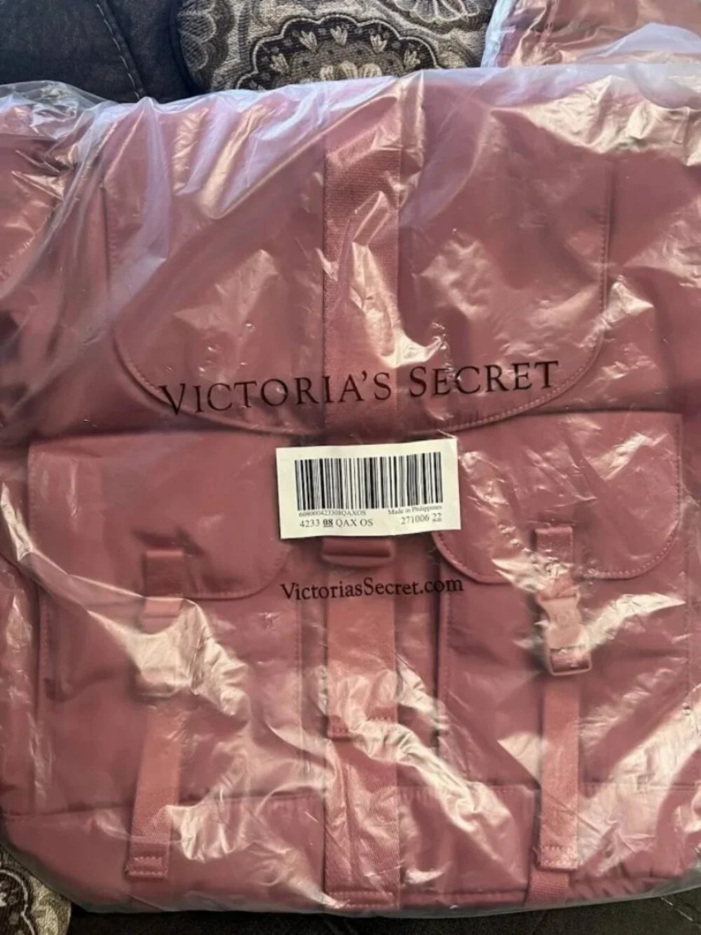 PINK Nylon Cargo Backpack | Large Everyday Backpack